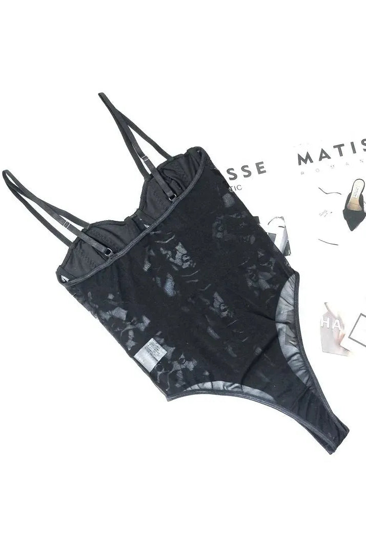 Celine | Embroidered Corset Bodysuit