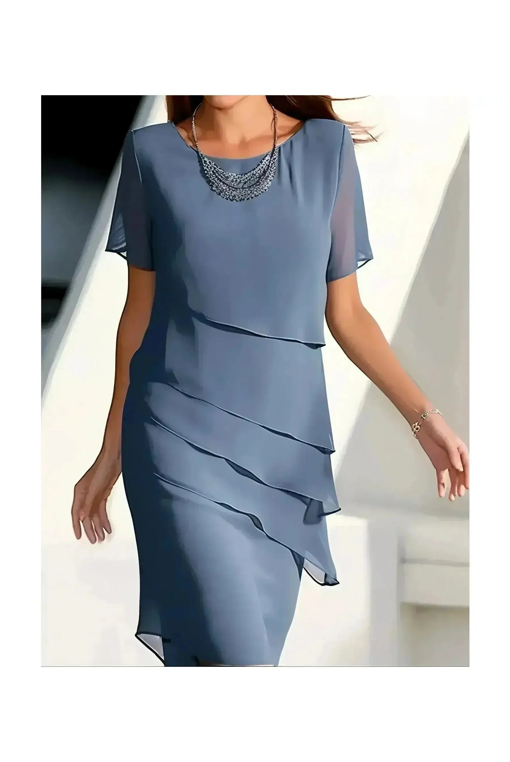 Becci | Elegant Dress with Tummy-Flattering Design