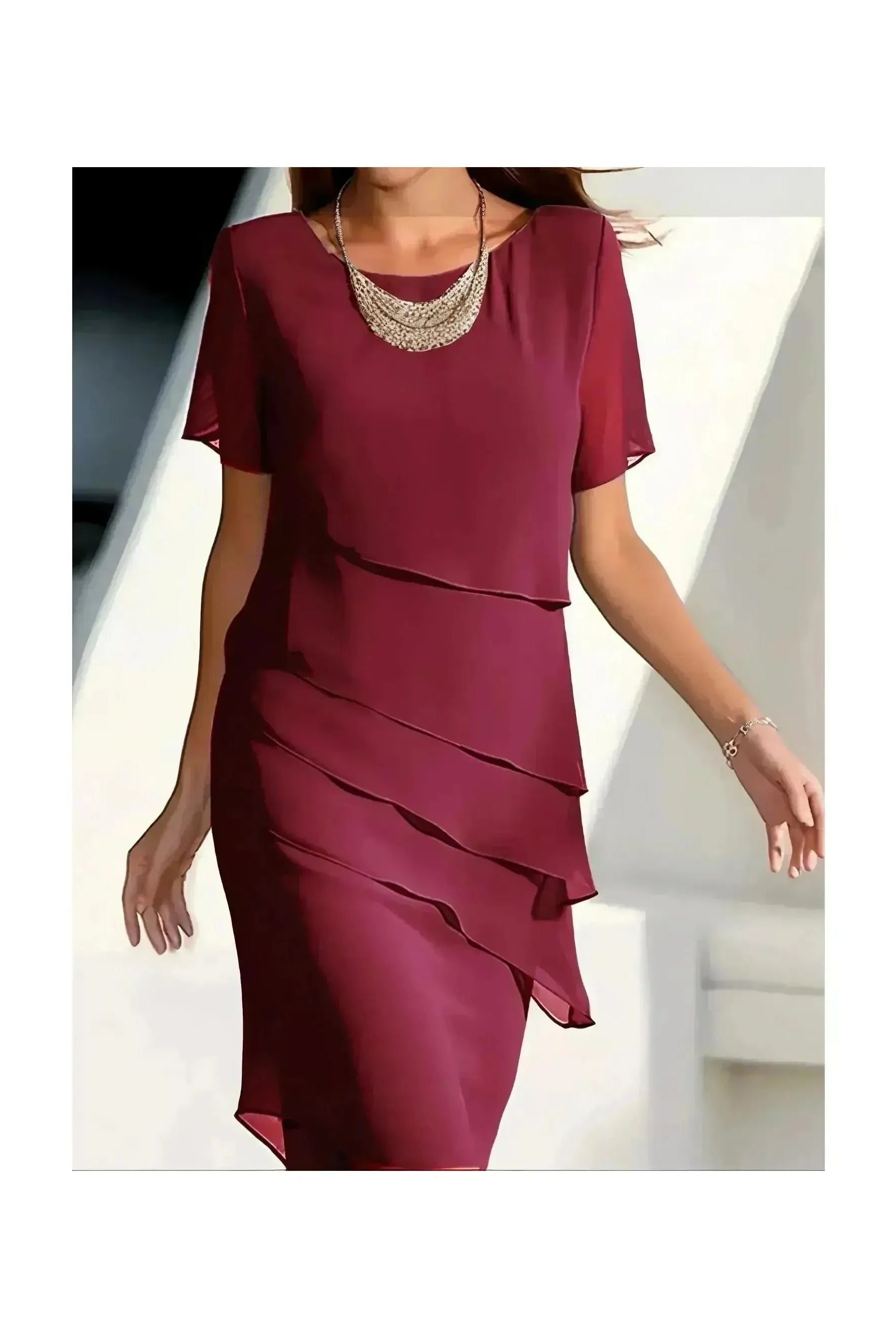 Becci | Elegant Dress with Tummy-Flattering Design