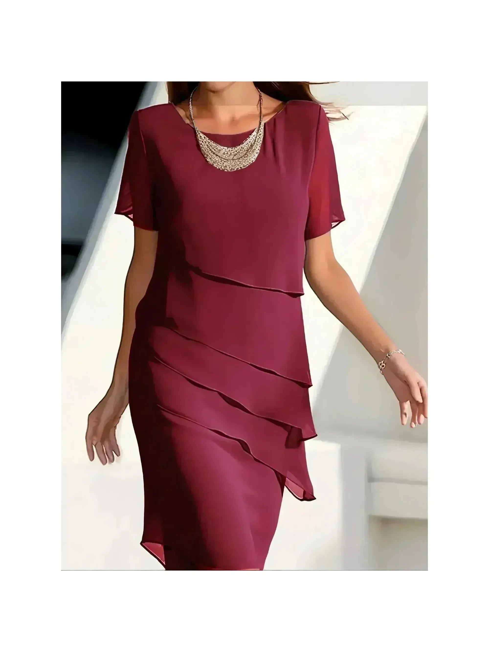 Becci | Elegant Dress with Tummy-Flattering Design