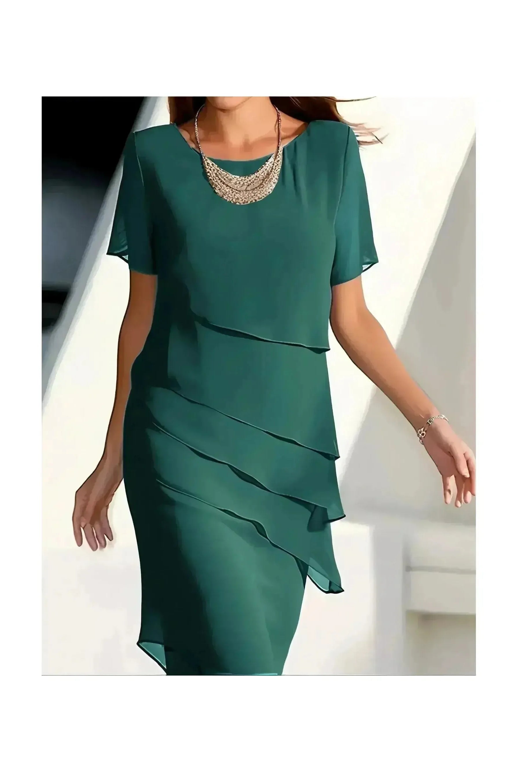 Becci | Elegant Dress with Tummy-Flattering Design