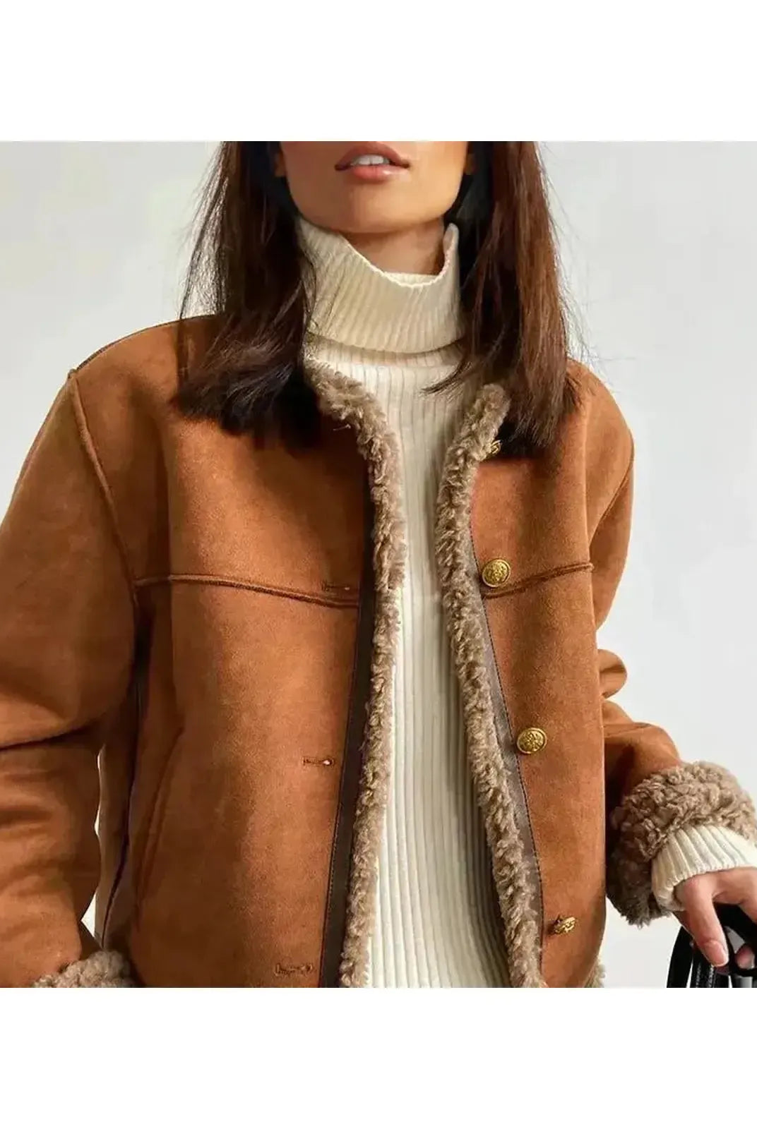Evelyn™ | Luxurious Genuine Sheepskin Jacket