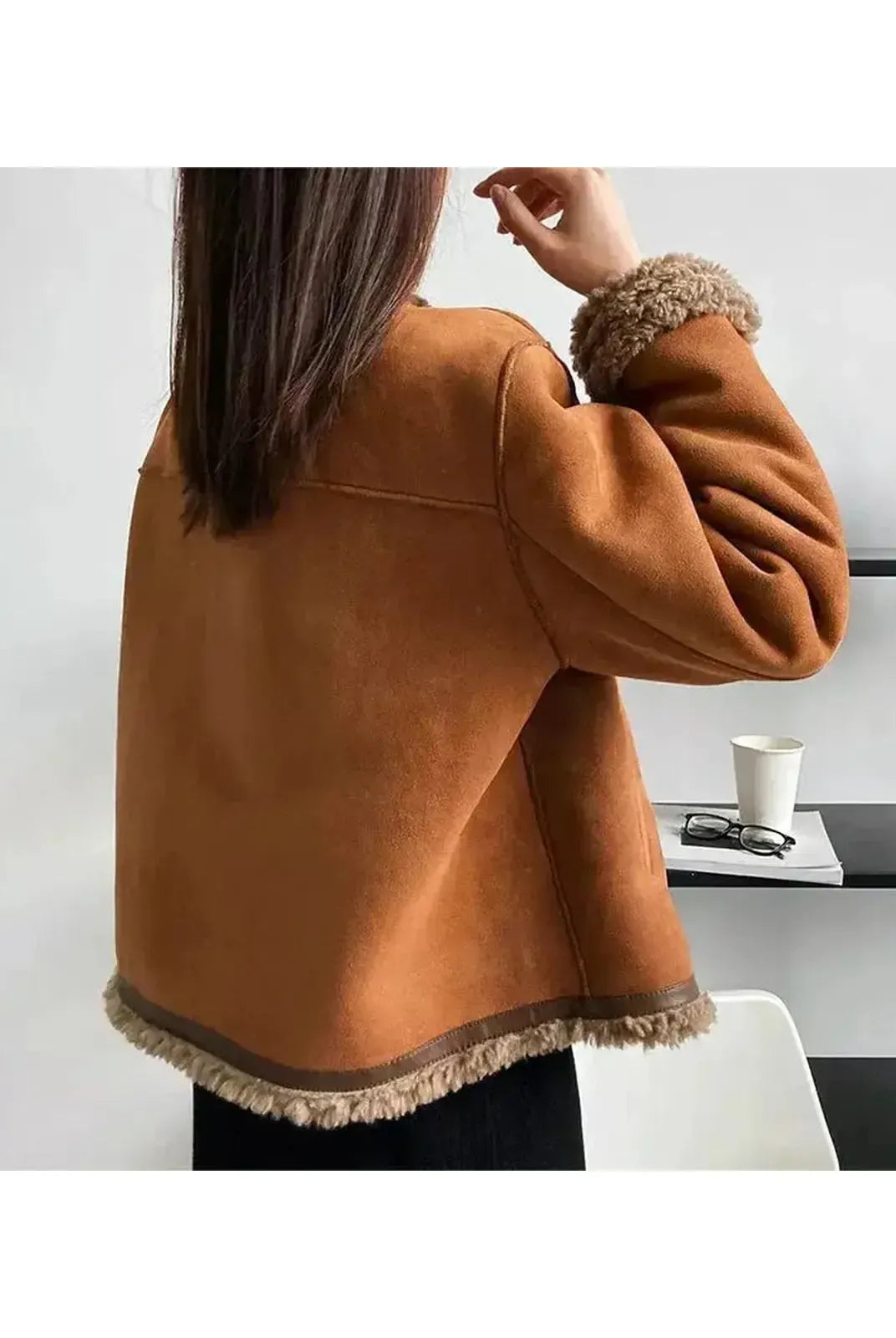 Evelyn™ | Luxurious Genuine Sheepskin Jacket
