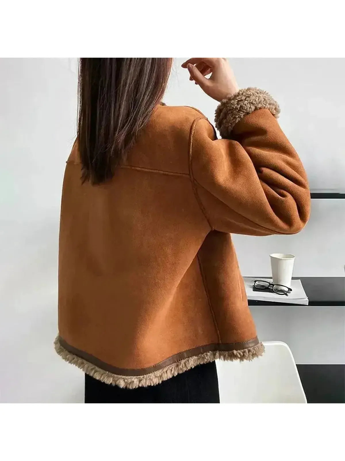 Evelyn™ | Luxurious Genuine Sheepskin Jacket
