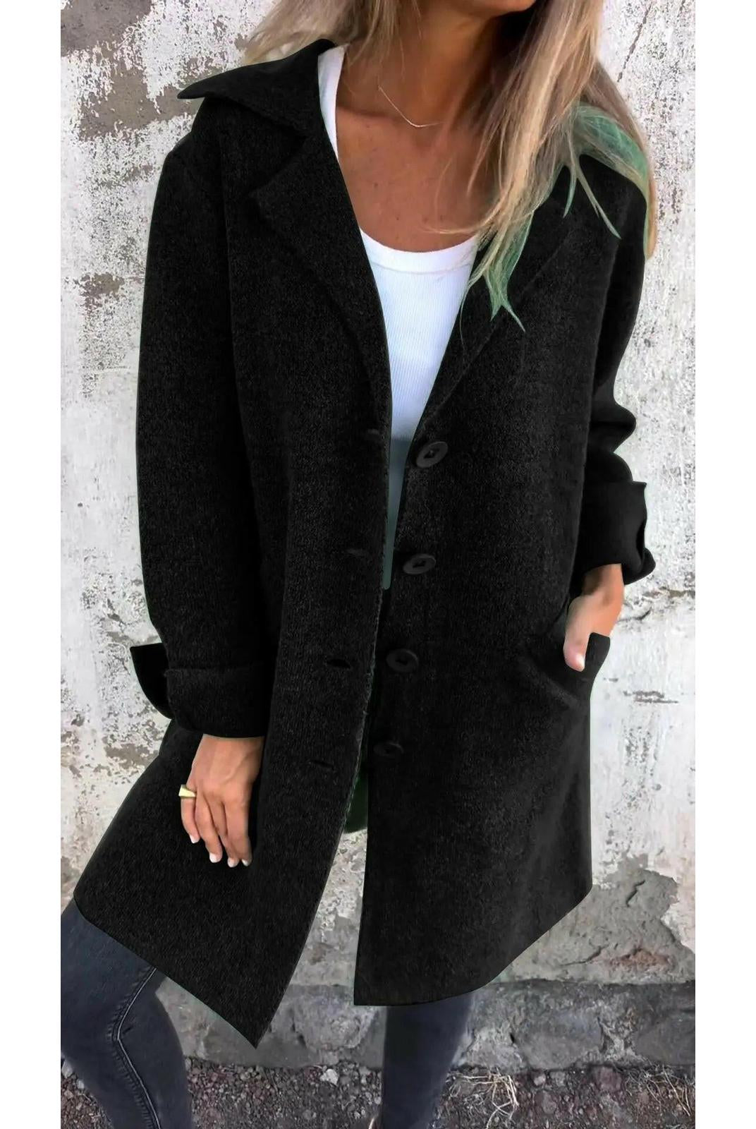 Ada™ | Stylish Long Knit Coat