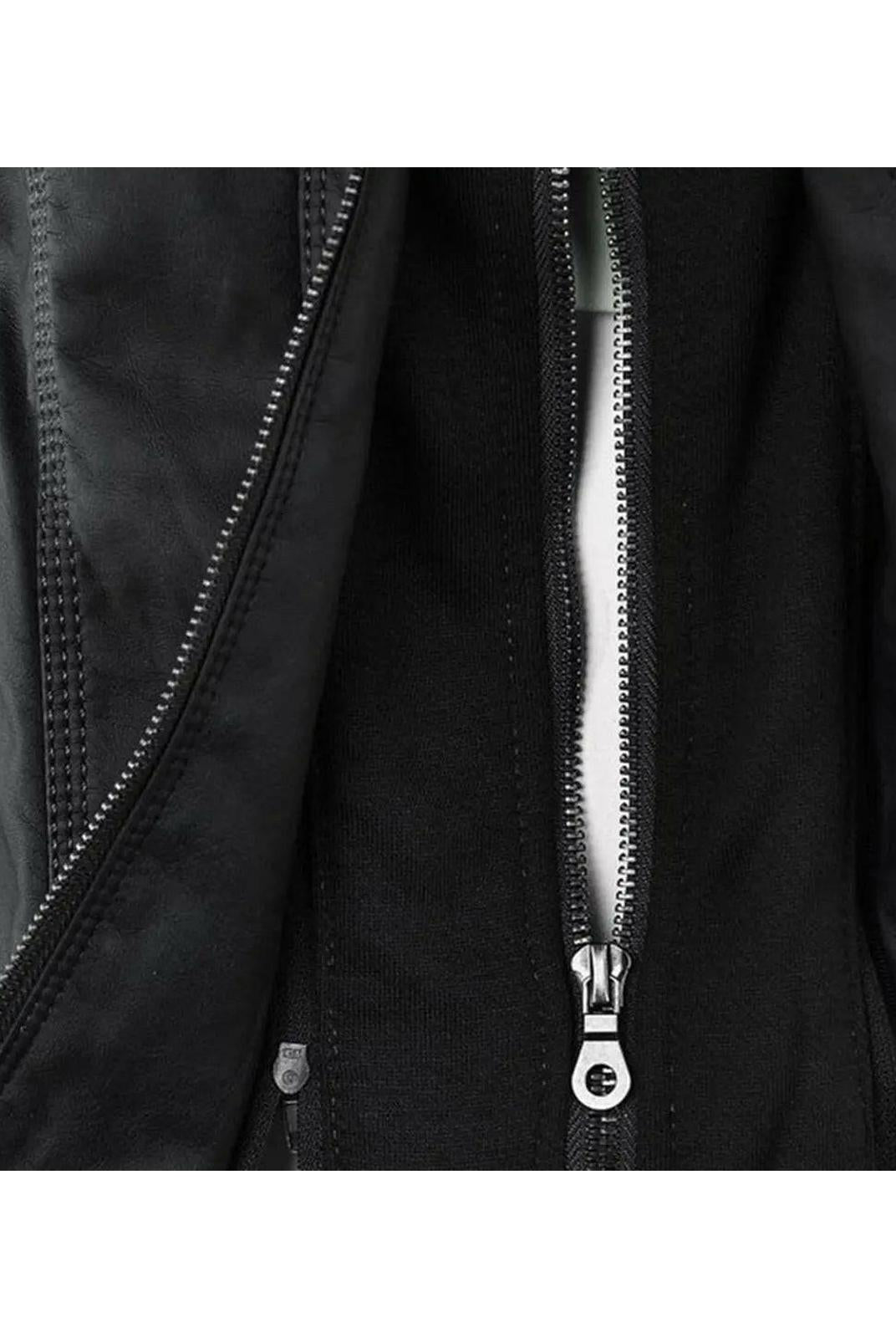 Olivia™ | Waterproof Women's Leather Jacket with Hood