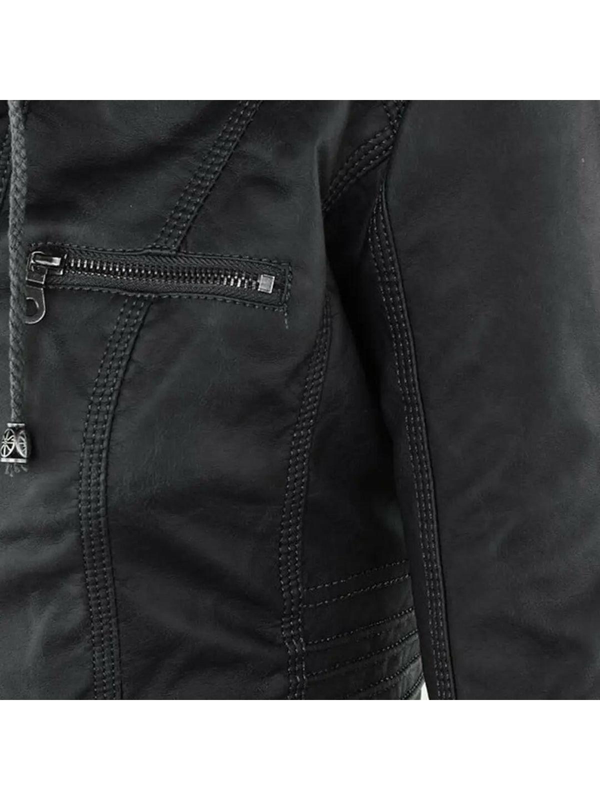 Olivia™ | Waterproof Women's Leather Jacket with Hood