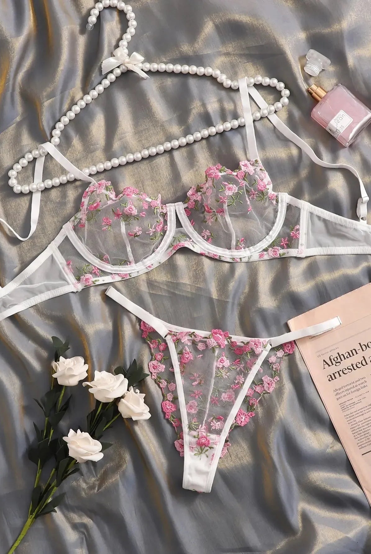 Juliet | Floral Lingerie set