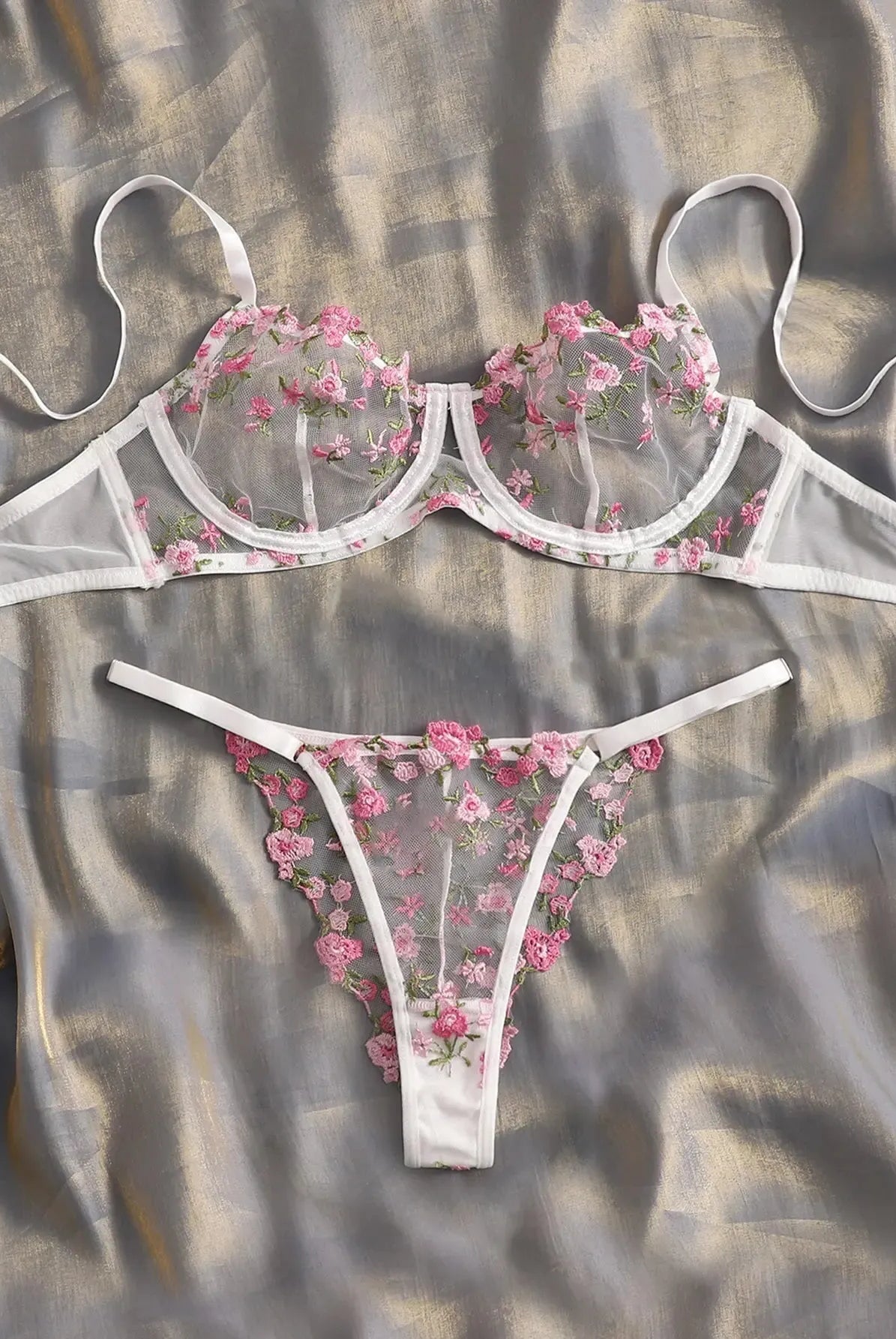 Juliet | Floral Lingerie set