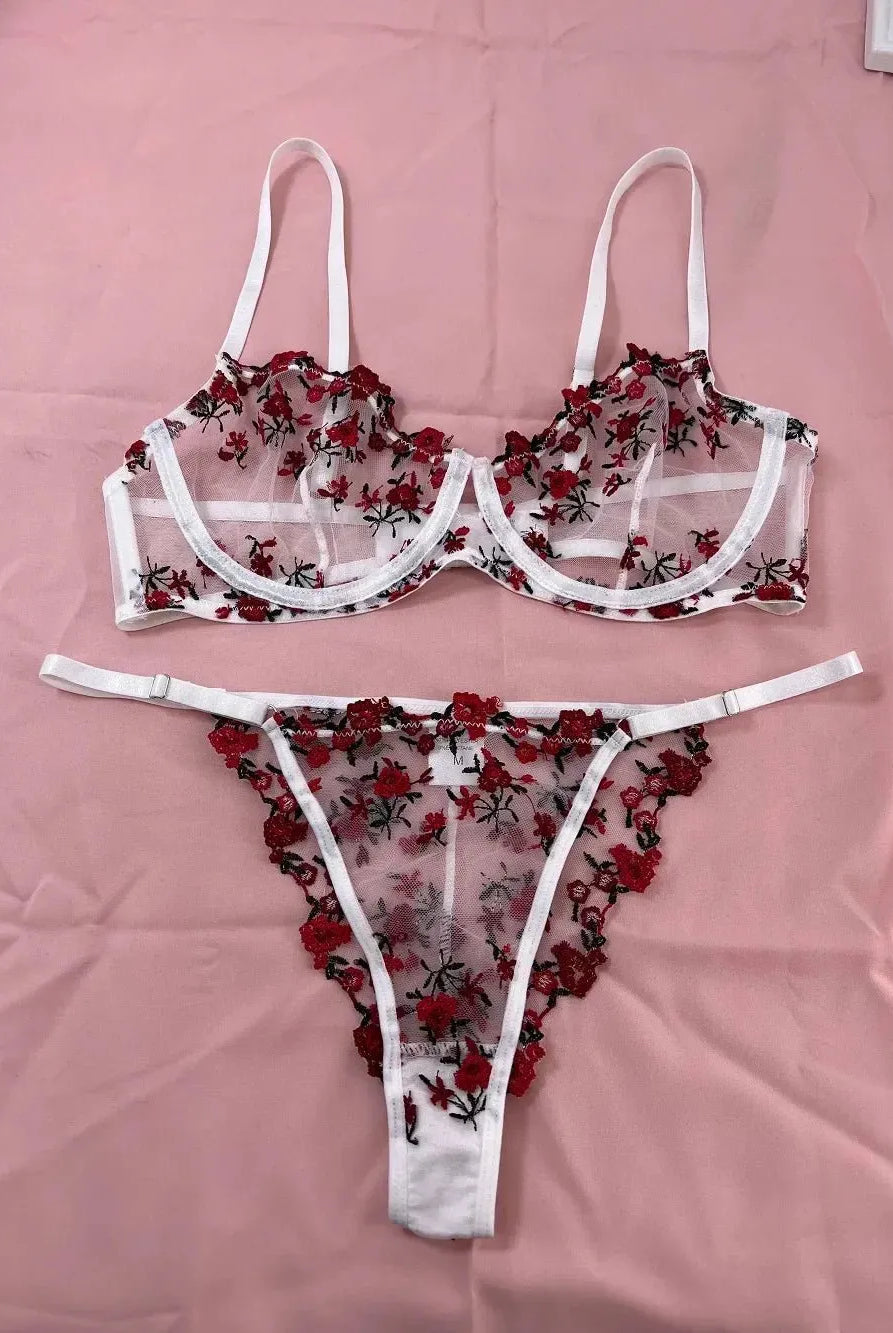 Juliet | Floral Lingerie set