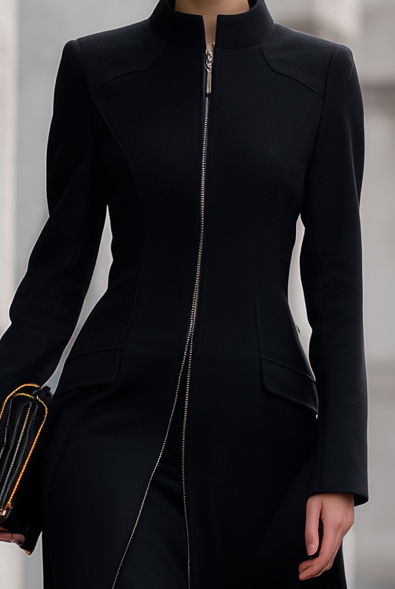 Elena | Tailored Zip-Up Coat - Lumina Vancouver - Lumina Vancouver