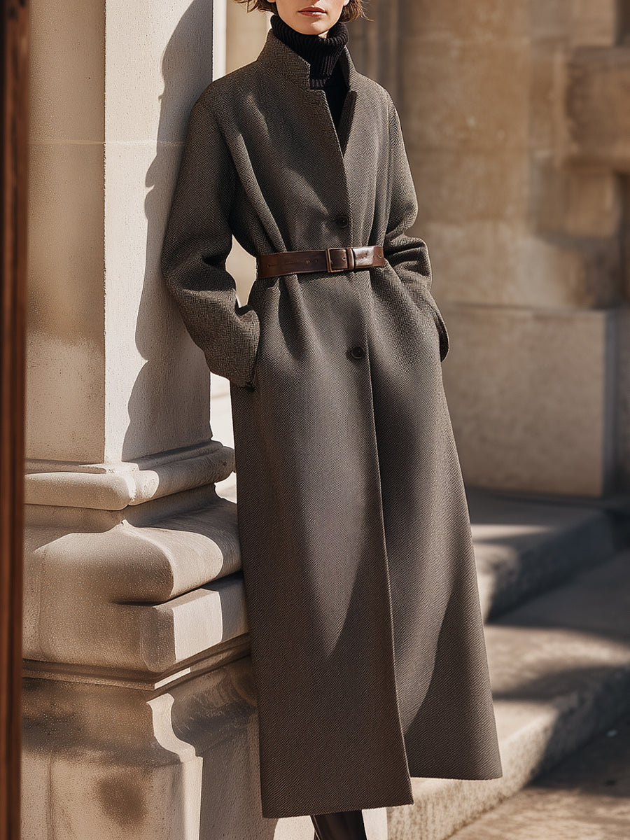 Aurora | Belted Wool Overcoat - Lumina Vancouver - Lumina Vancouver