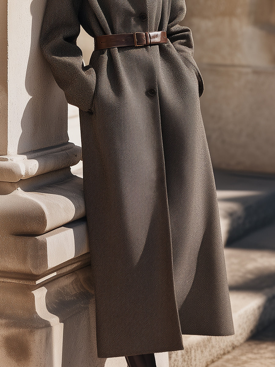 Aurora | Belted Wool Overcoat - Lumina Vancouver - Lumina Vancouver