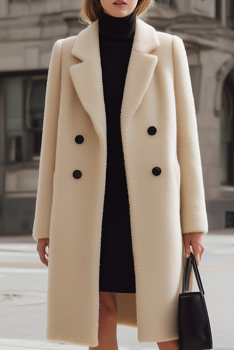 Elena | Textured Wool Coat - Lumina Vancouver - Lumina Vancouver