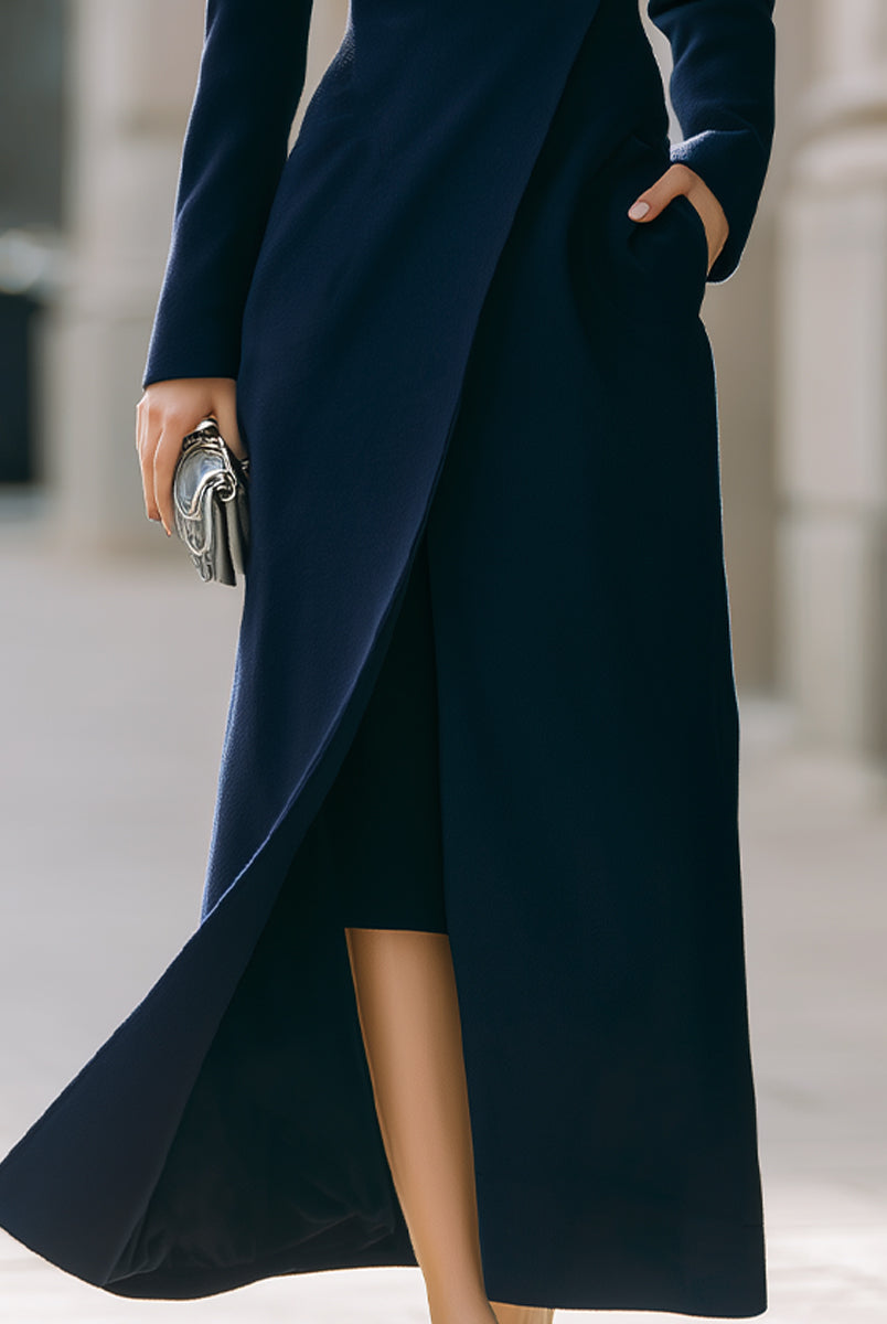 Sophia | Single-Button Maxi Coat - Lumina Vancouver - Lumina Vancouver