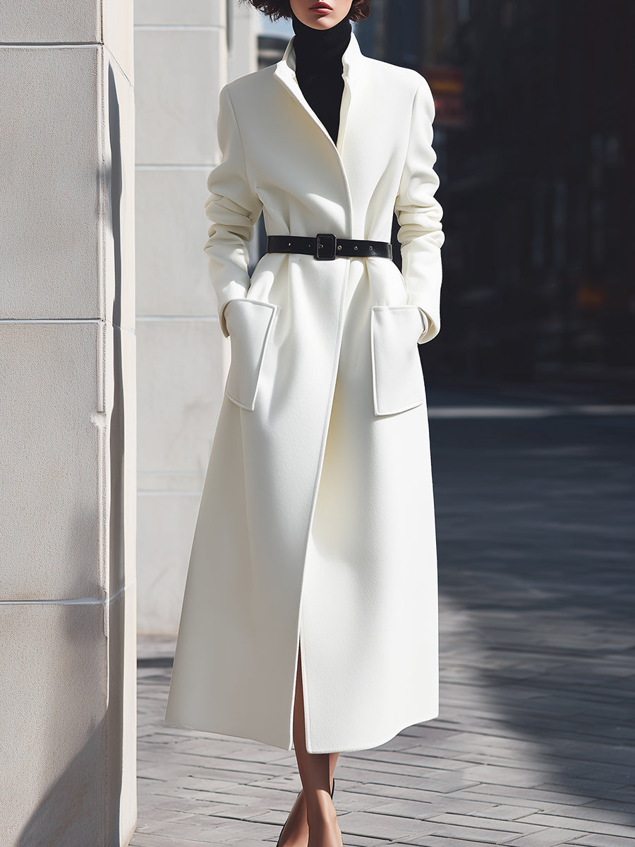Elena | Belted Wool Coat - Lumina Vancouver - Lumina Vancouver