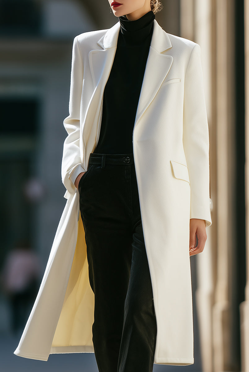 Elena | Long Coat - Lumina Vancouver - Lumina Vancouver