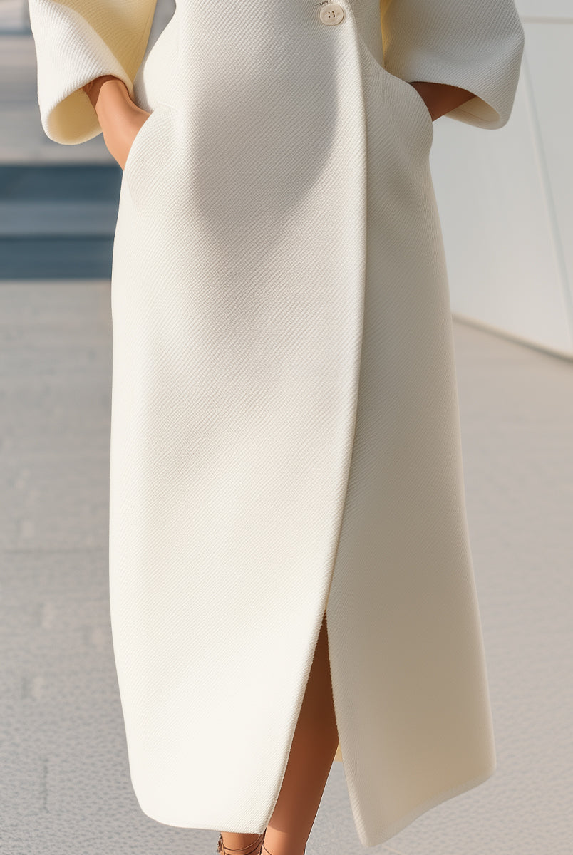 Elena | Oversized Wool-Blend Coat with Belt - Lumina Vancouver - Lumina Vancouver