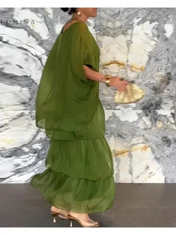 Caroline - Loose Round Neck Dress