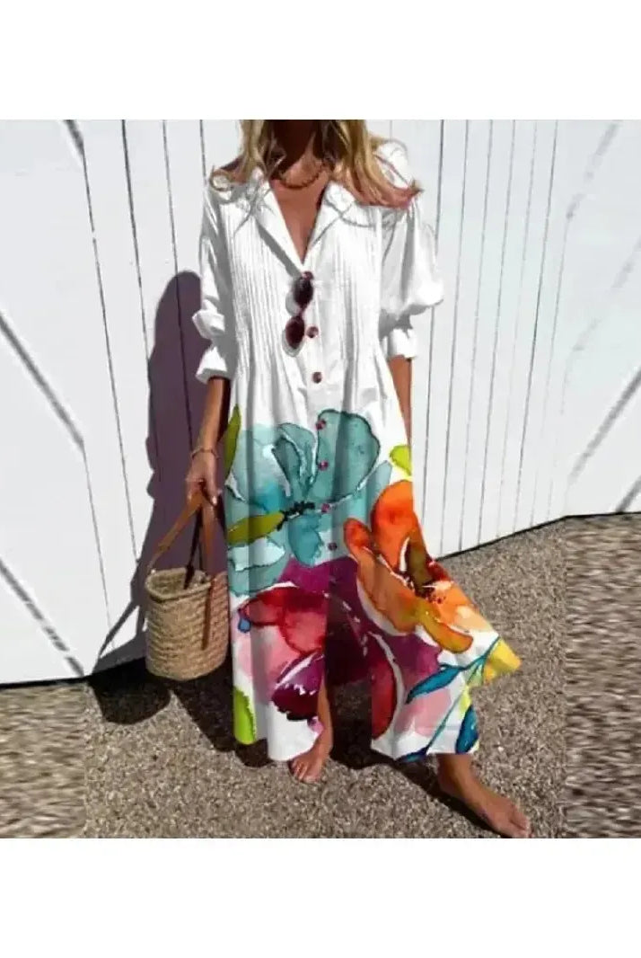 Demi Colourful Boho Maxi-Dress