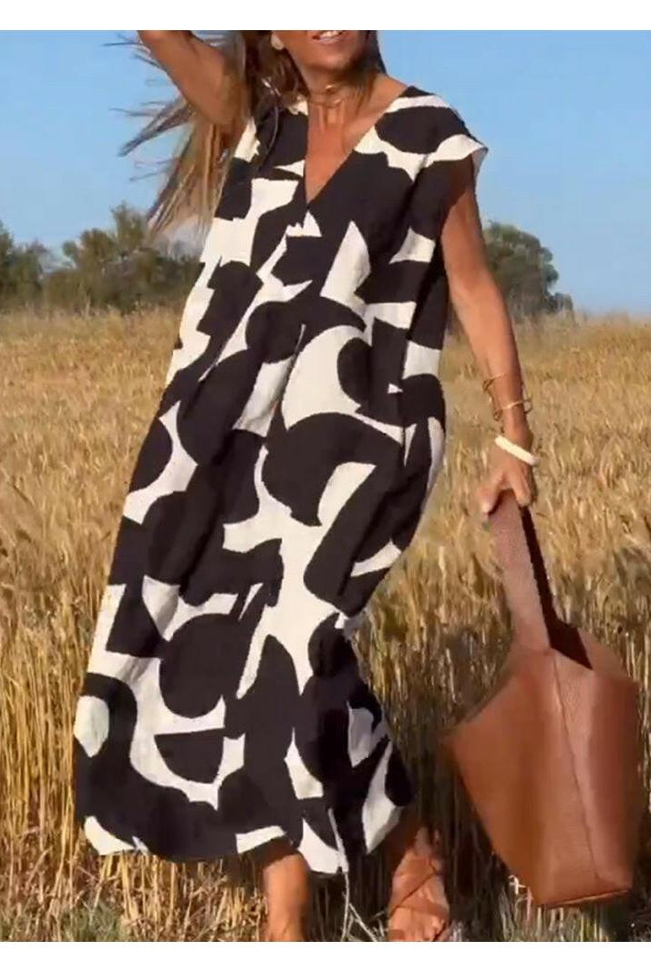 Alvina™ - Relaxed Abstract Dress