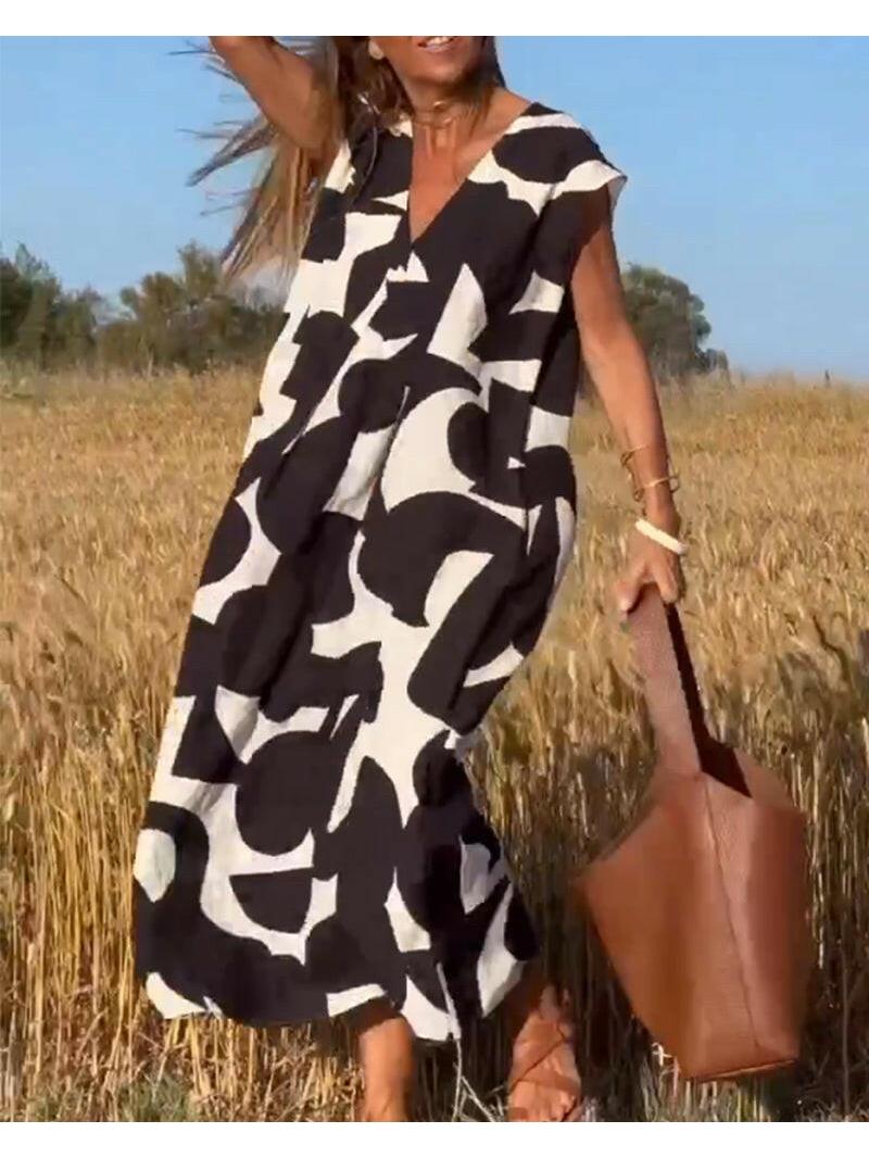 Alvina™ - Relaxed Abstract Dress