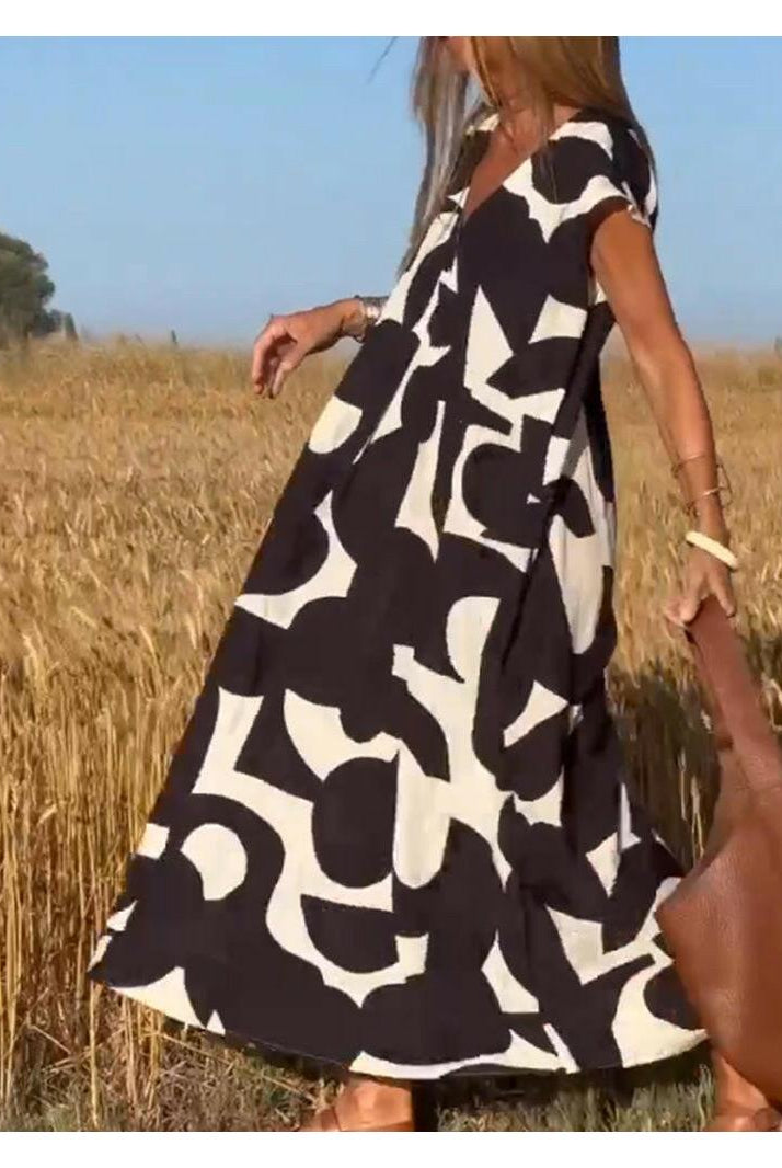 Alvina™ - Relaxed Abstract Dress