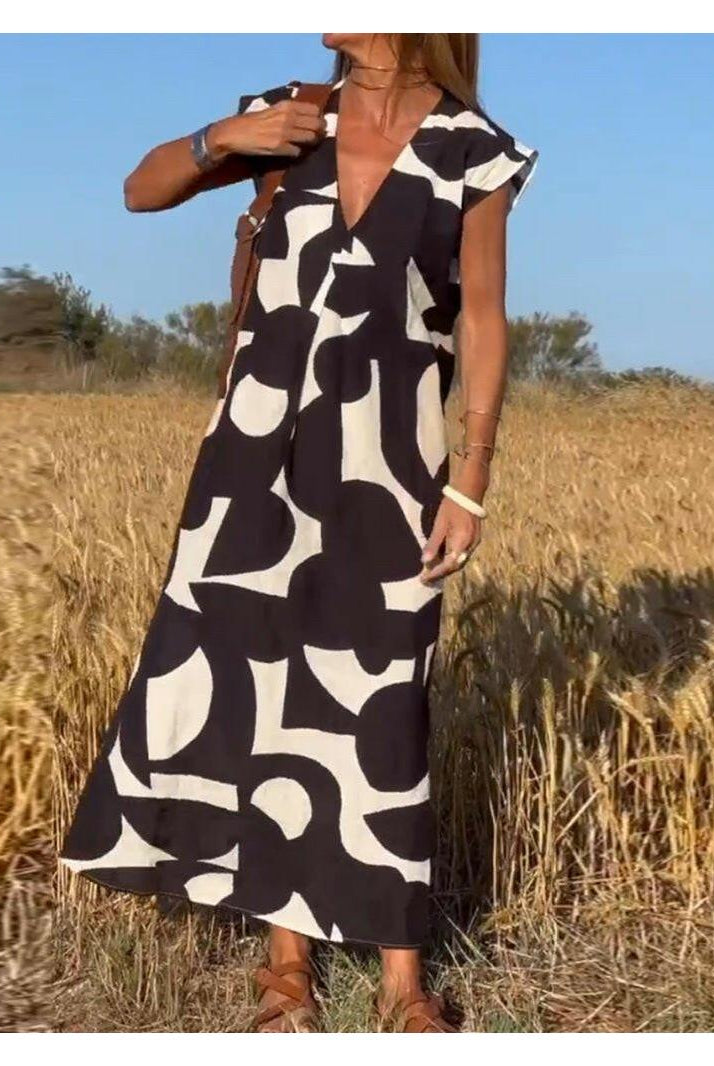 Alvina™ - Relaxed Abstract Dress