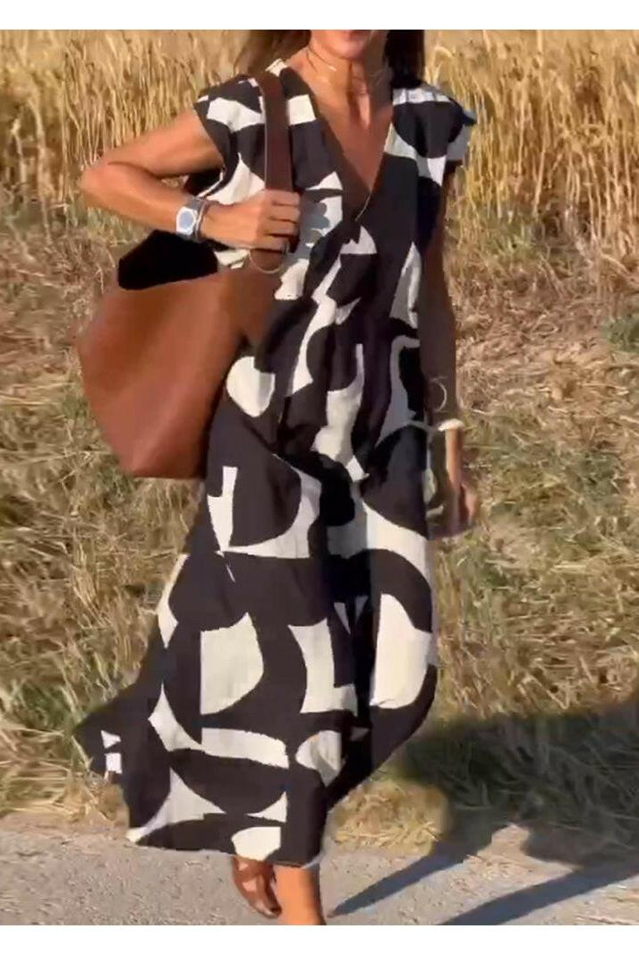 Alvina™ - Relaxed Abstract Dress