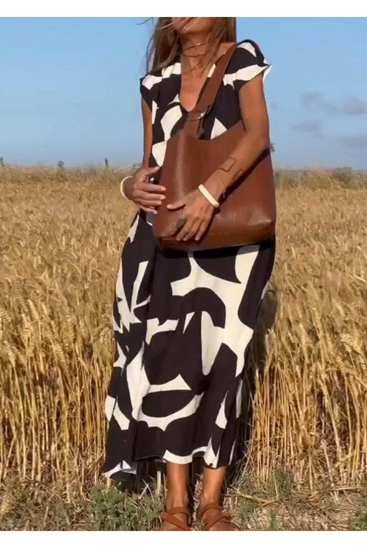 Alvina™ - Relaxed Abstract Dress