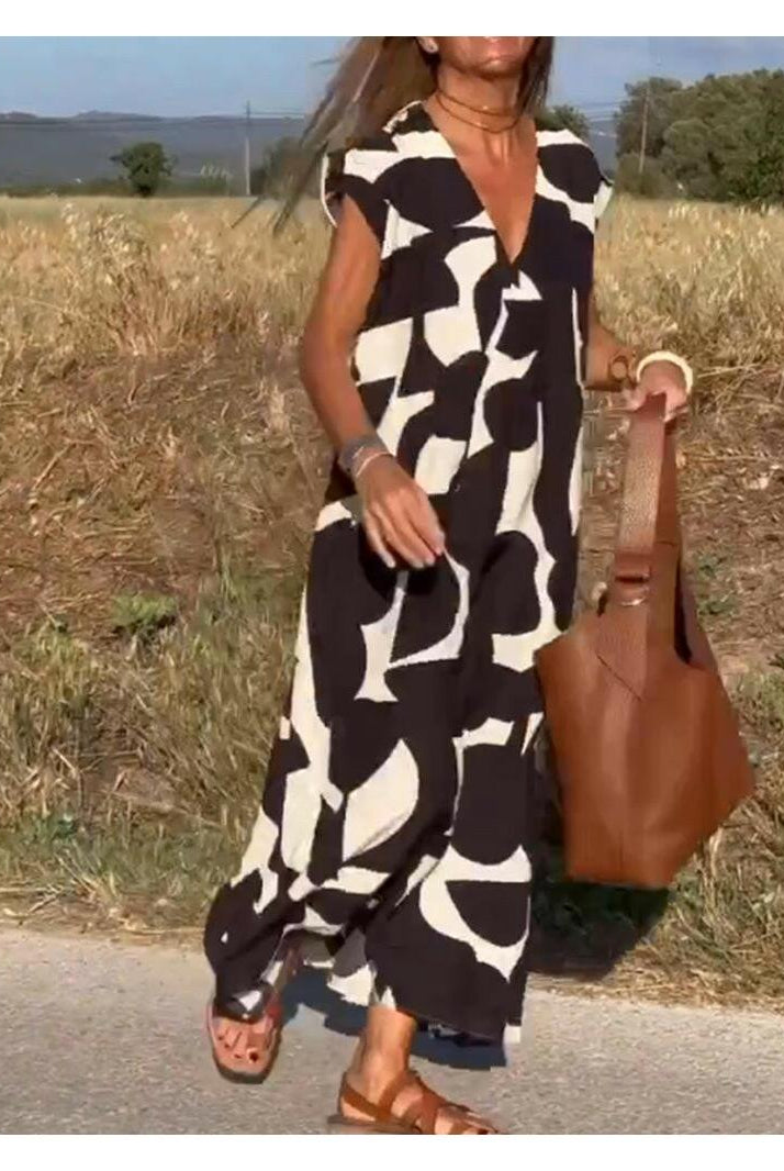 Alvina™ - Relaxed Abstract Dress