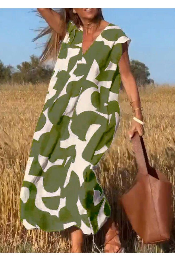 Alvina™ - Relaxed Abstract Dress