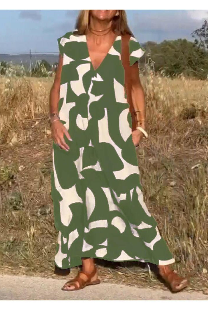 Alvina™ - Relaxed Abstract Dress