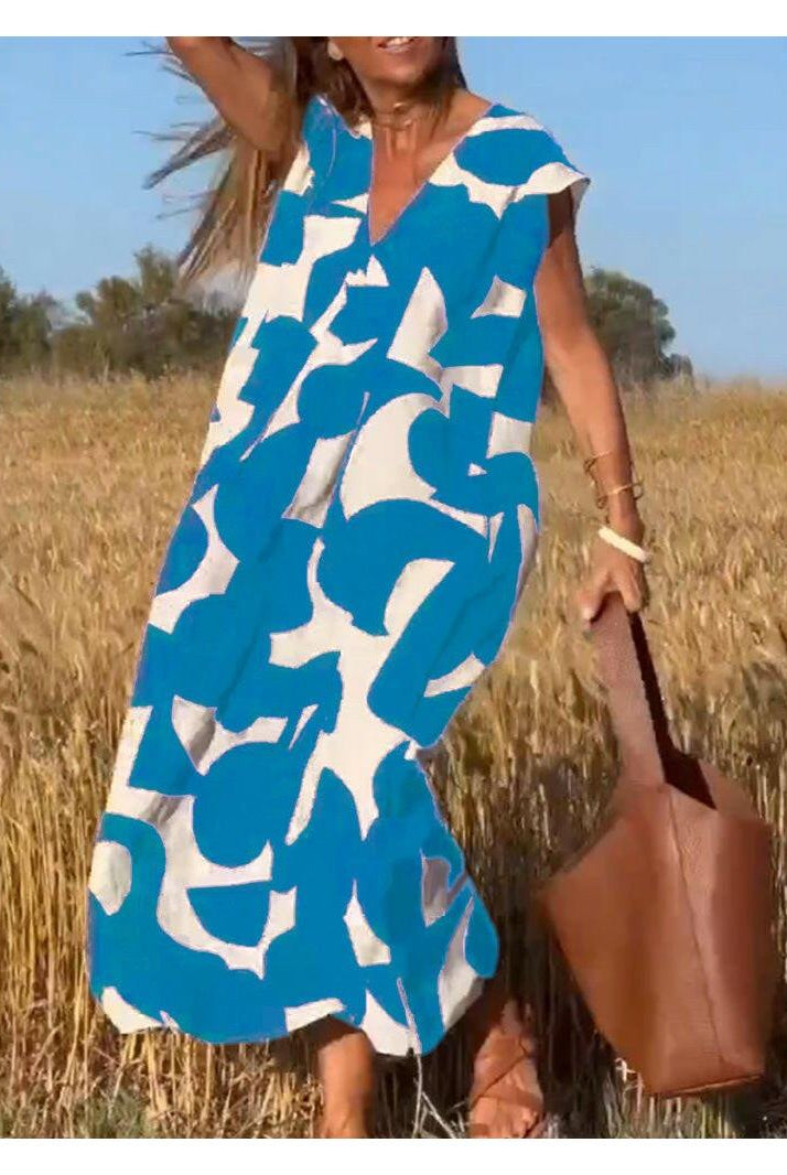 Alvina™ - Relaxed Abstract Dress