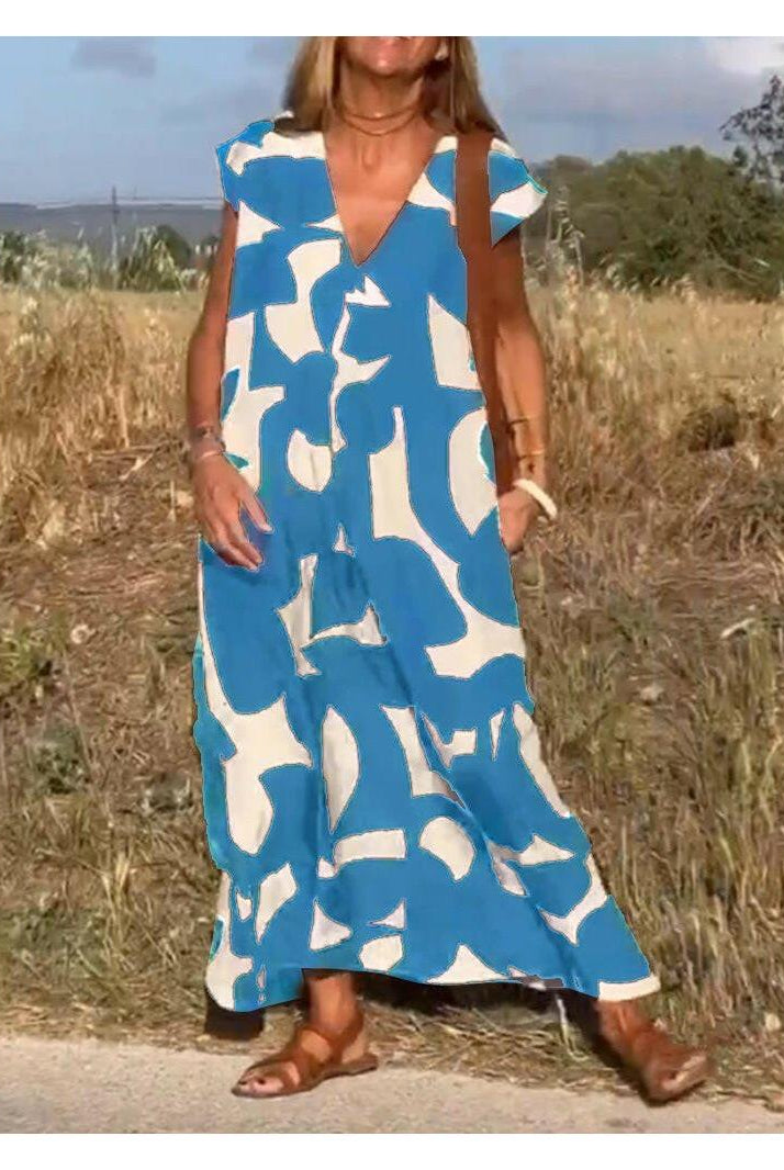 Alvina™ - Relaxed Abstract Dress