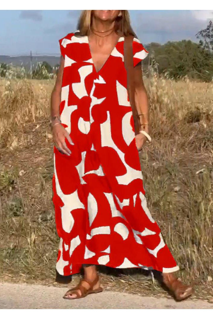 Alvina™ - Relaxed Abstract Dress