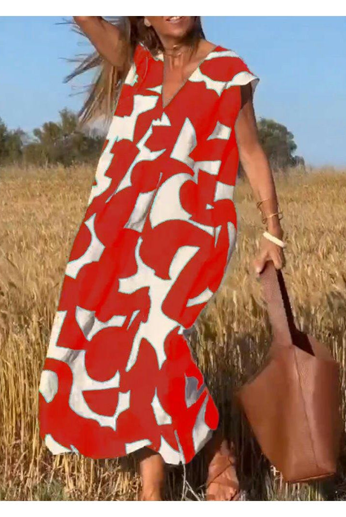 Alvina™ - Relaxed Abstract Dress