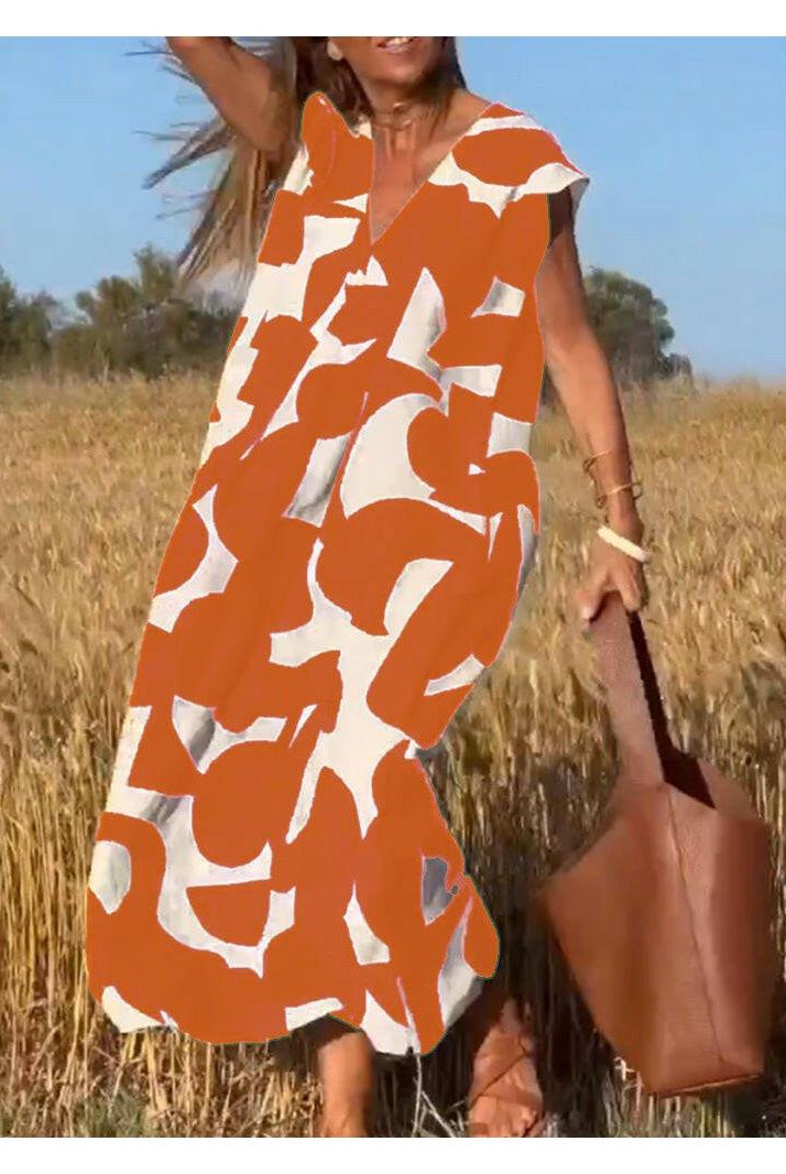 Alvina™ - Relaxed Abstract Dress