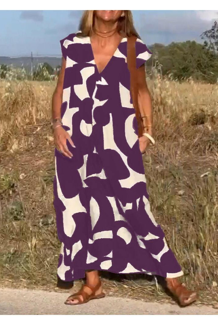 Alvina™ - Relaxed Abstract Dress