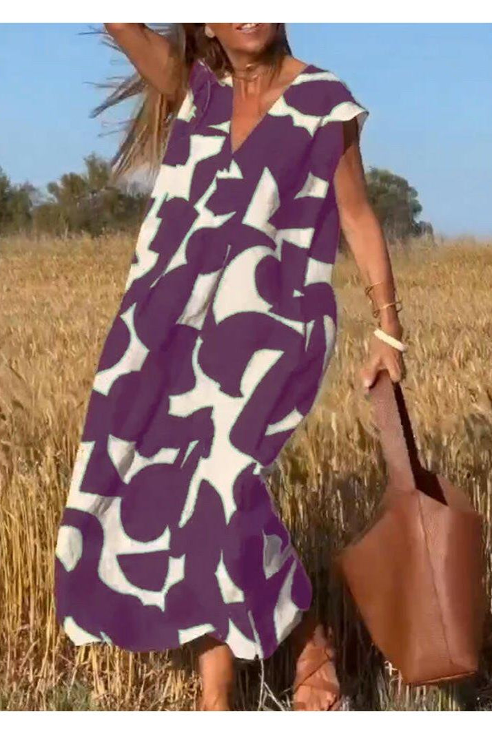 Alvina™ - Relaxed Abstract Dress