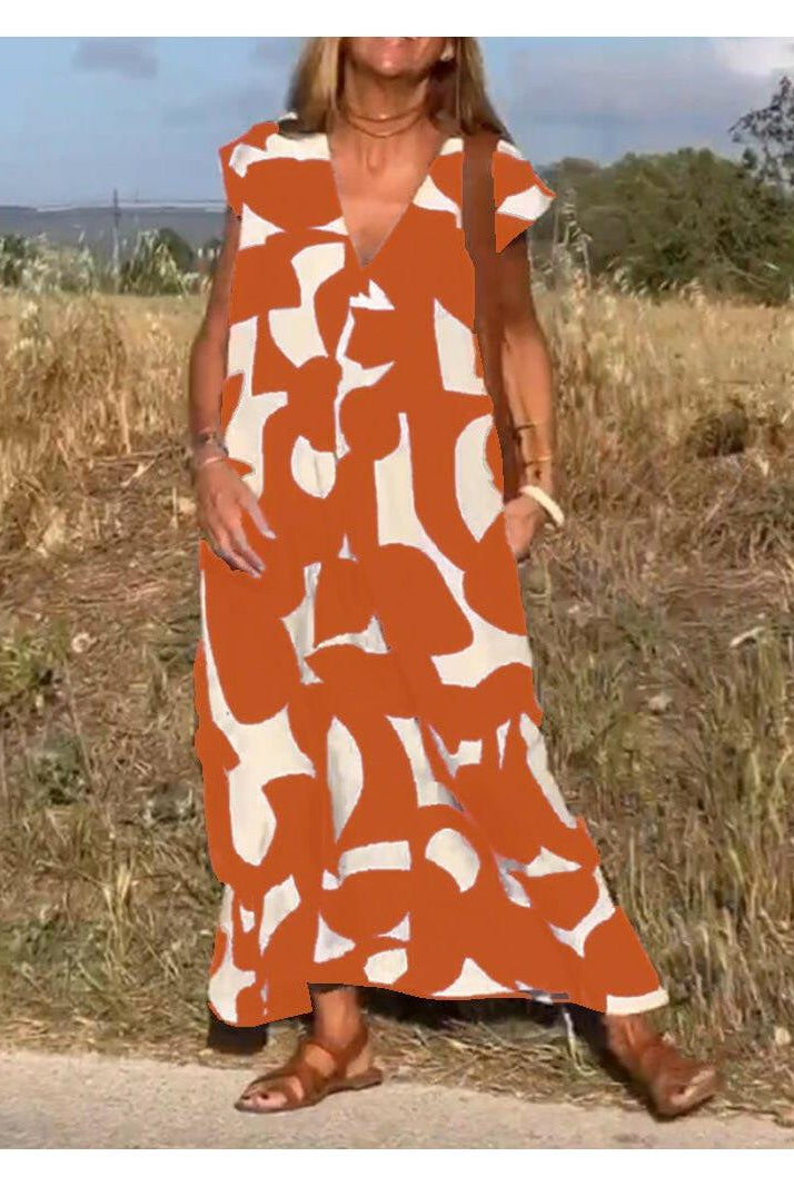 Alvina™ - Relaxed Abstract Dress