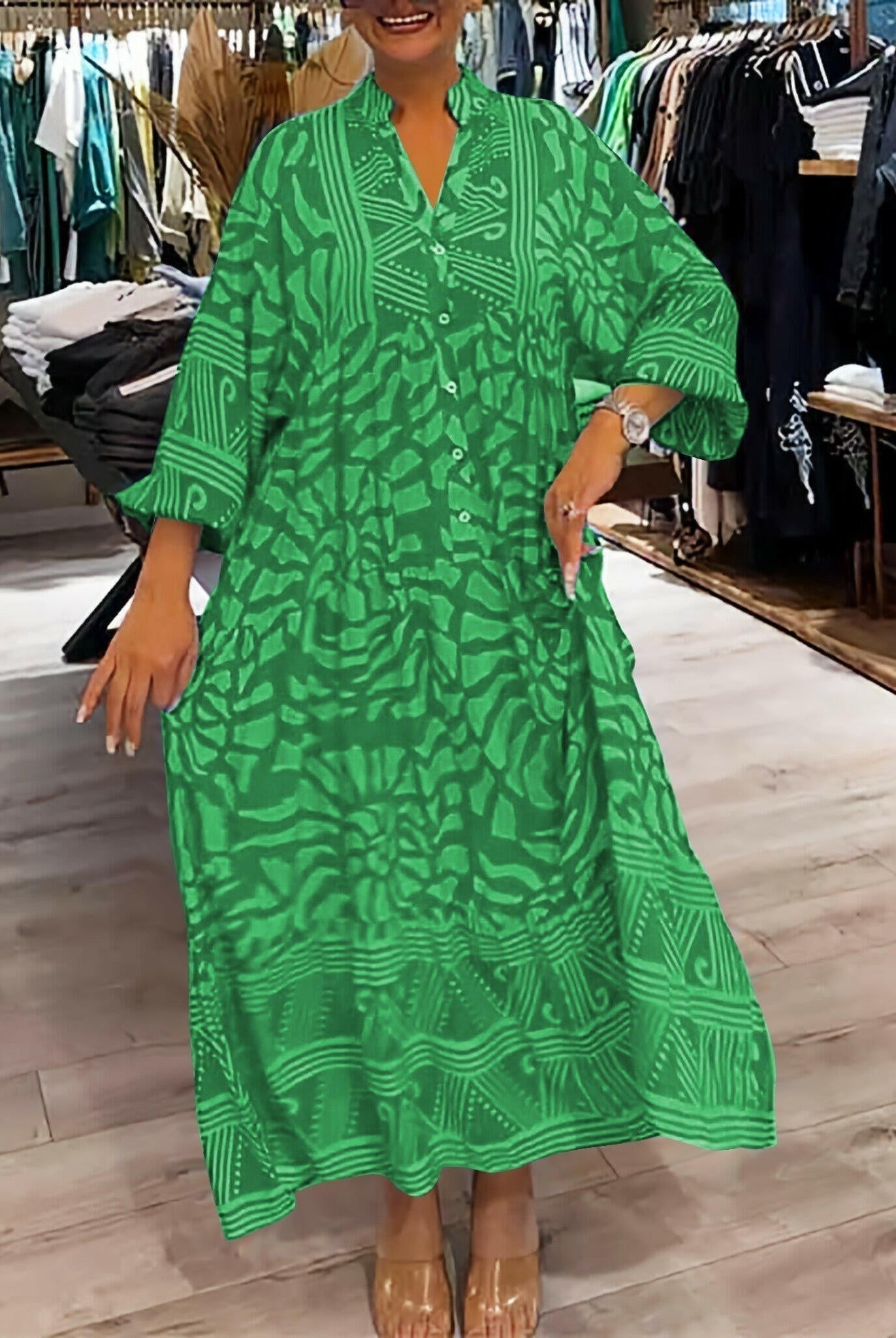 Irene™ - Vibrant Printed Dress