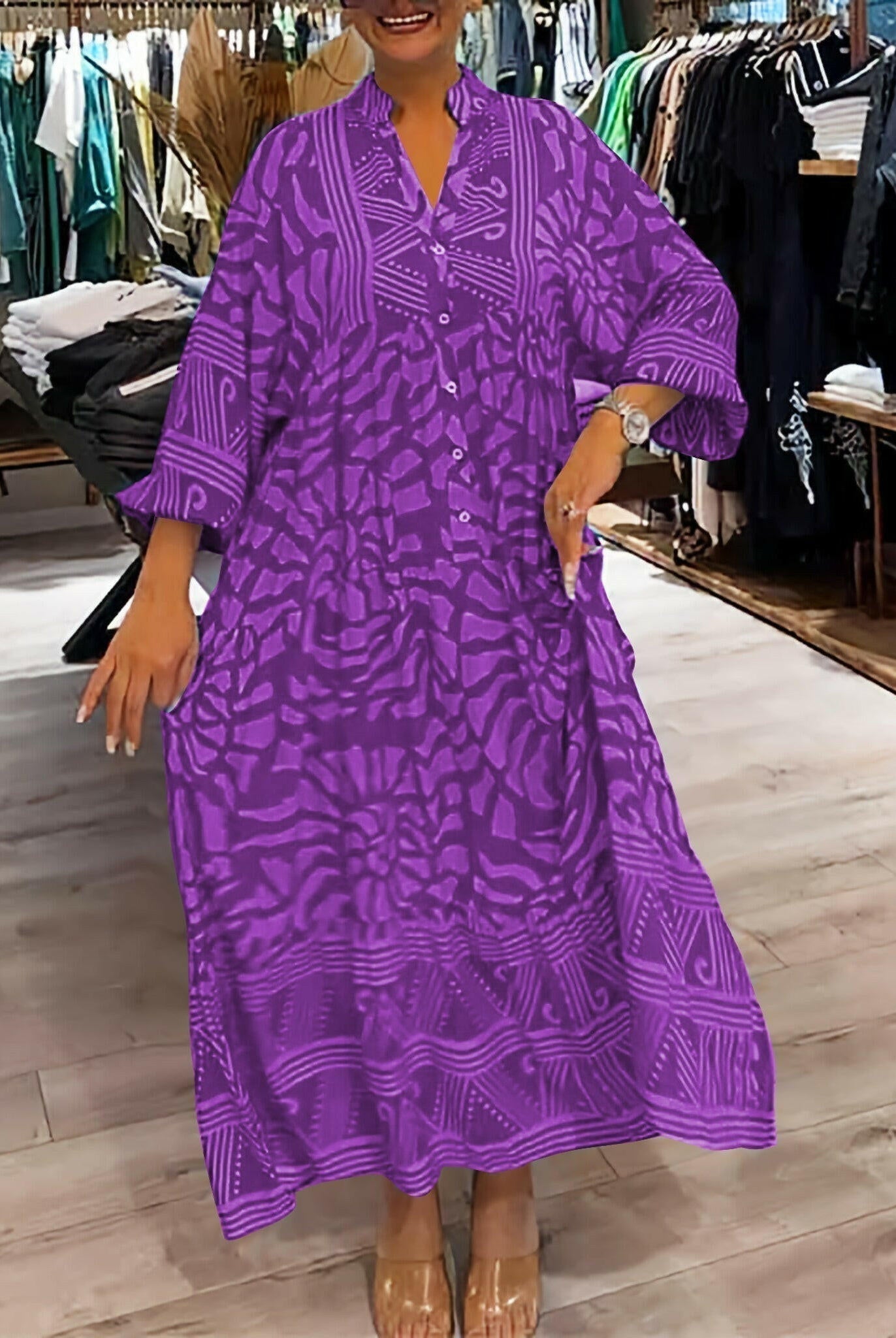 Irene™ - Vibrant Printed Dress