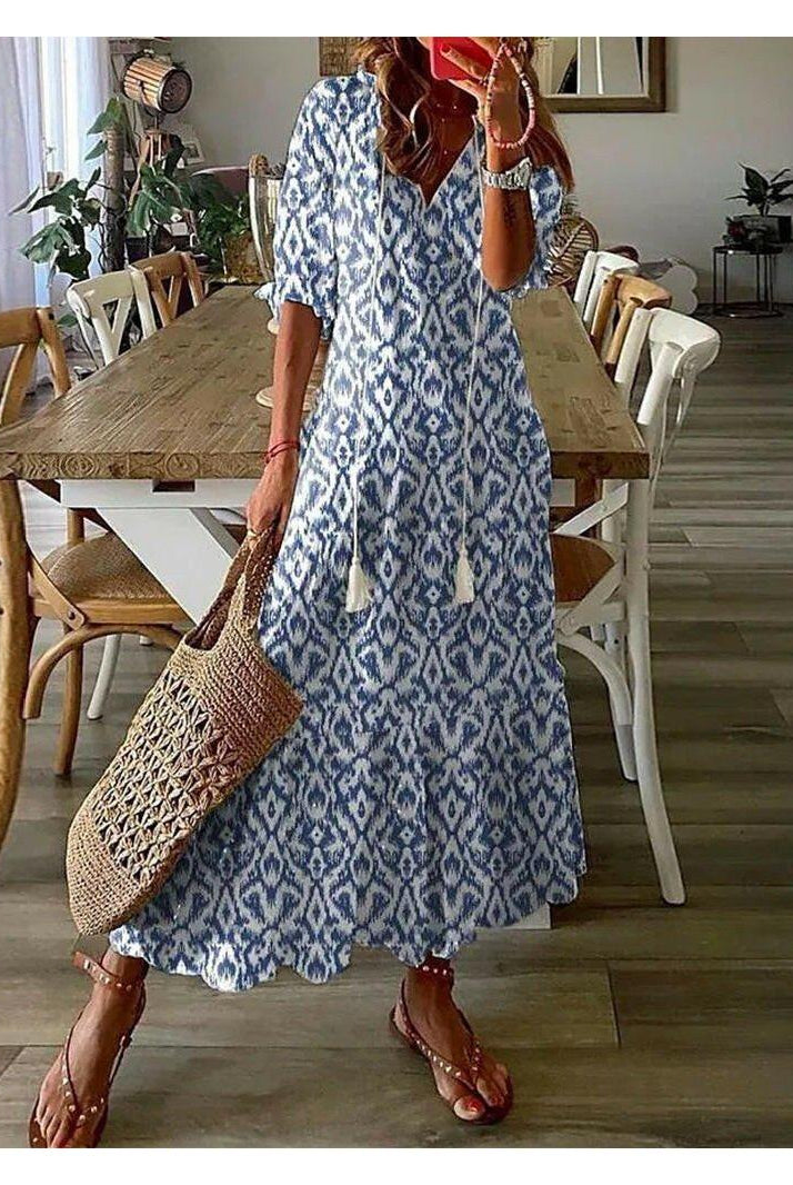 Dianna - Boho Tummy Coverage Dress