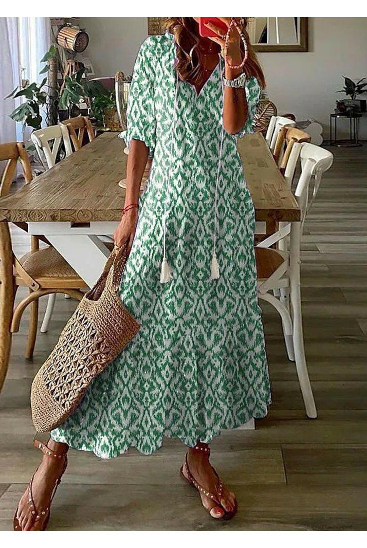 Dianna - Boho Tummy Coverage Dress