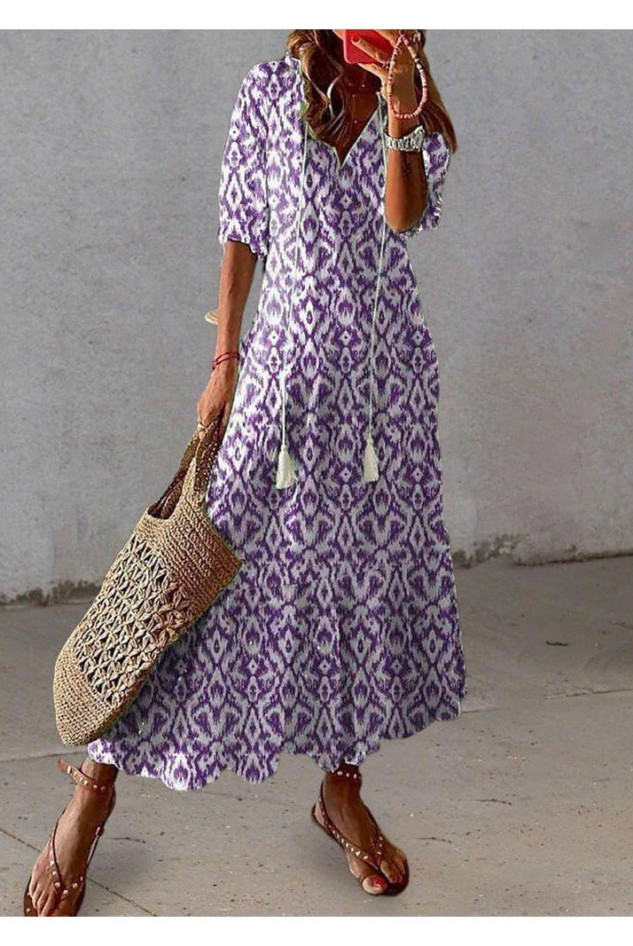 Dianna - Boho Tummy Coverage Dress