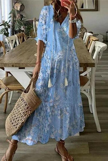 Dianna - Boho Tummy Coverage Dress