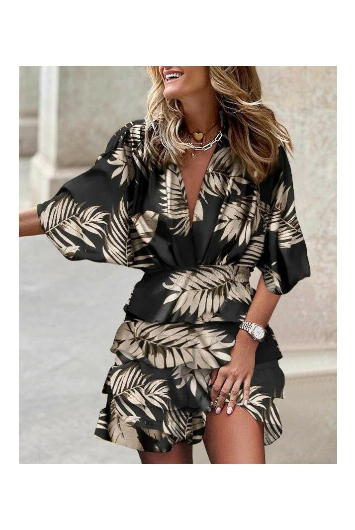 Francesca™ - Stylish Print Dress