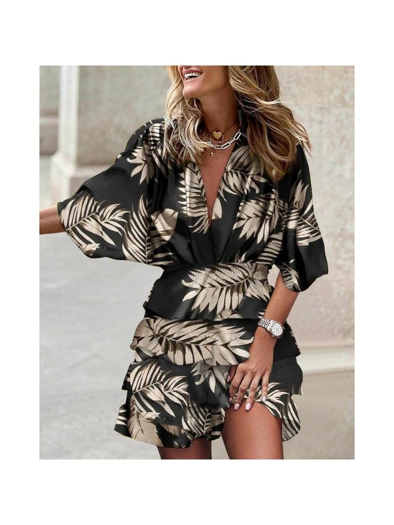Francesca™ - Stylish Print Dress