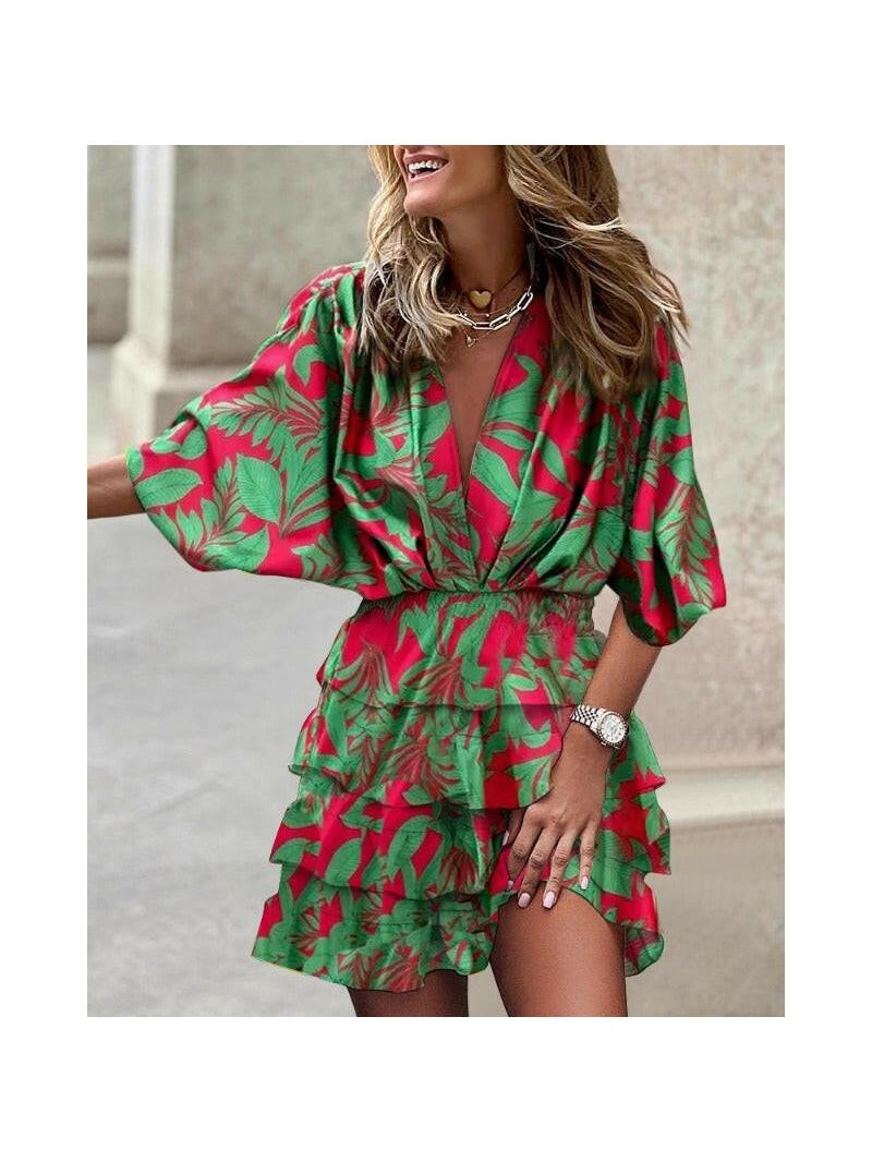 Francesca™ - Stylish Print Dress